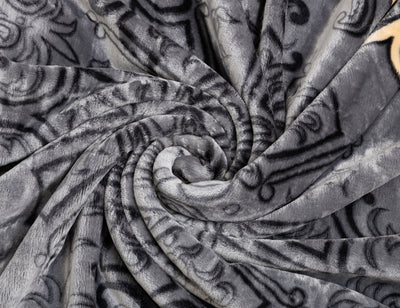 Cloud Blanket Printed (Gray) 3.6KG