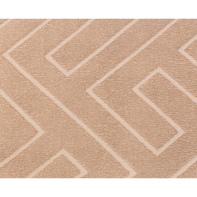 Elite Jacquard Corridor Carpet Geometric Pattern (Beige)