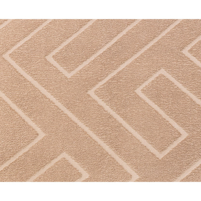 Elite Jacquard Corridor Carpet Geometric Pattern (Beige)