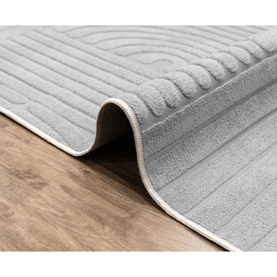 Elite Jacquard Carpet Modern Pattern (Gray)