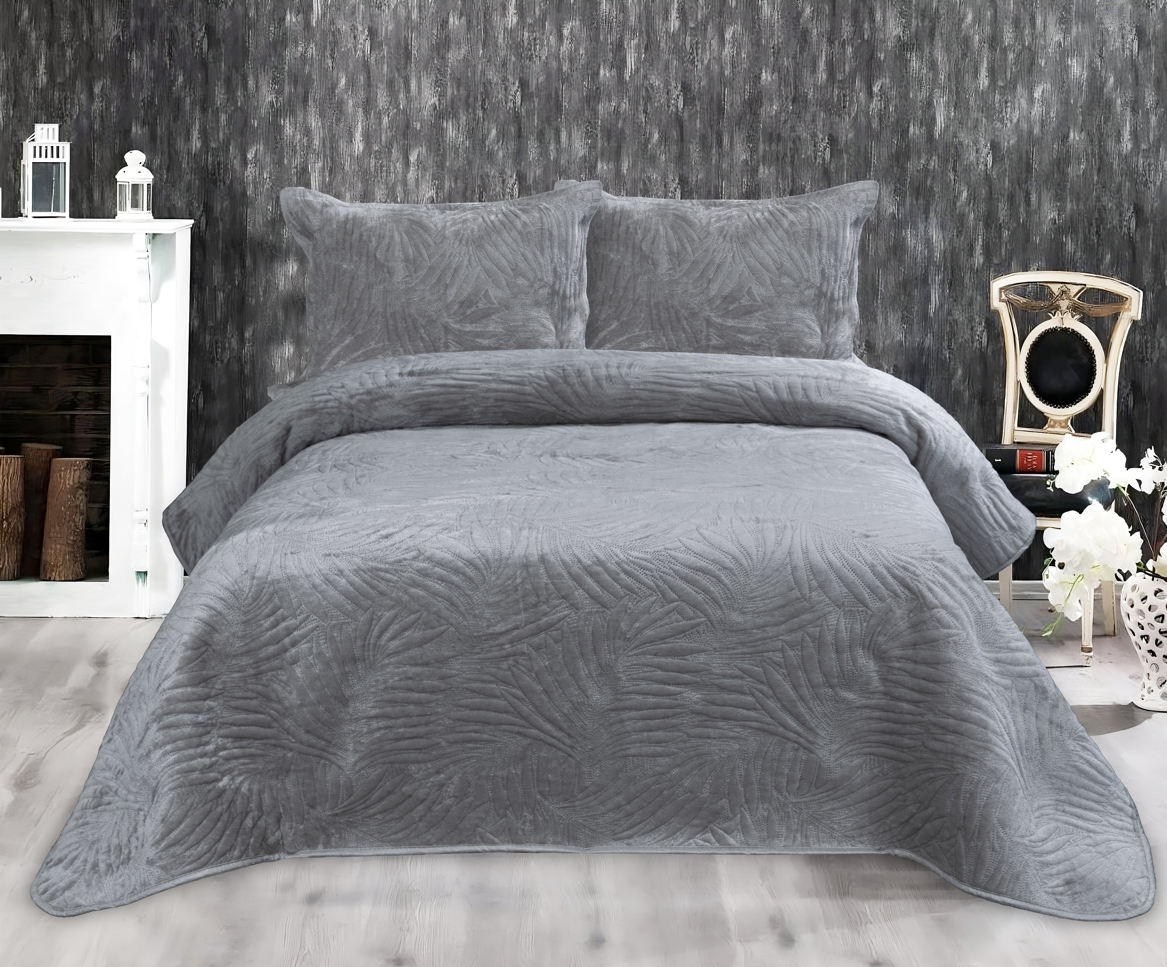Ultrasonic Bed Cover - Grey