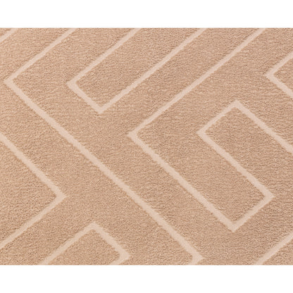 Elite Jacquard Carpet Geometric Pattern (Beige)
