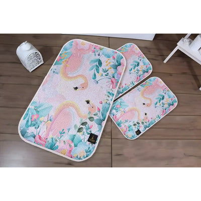 3d digital bathroom mat non