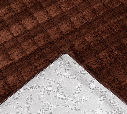 square velvet Brown