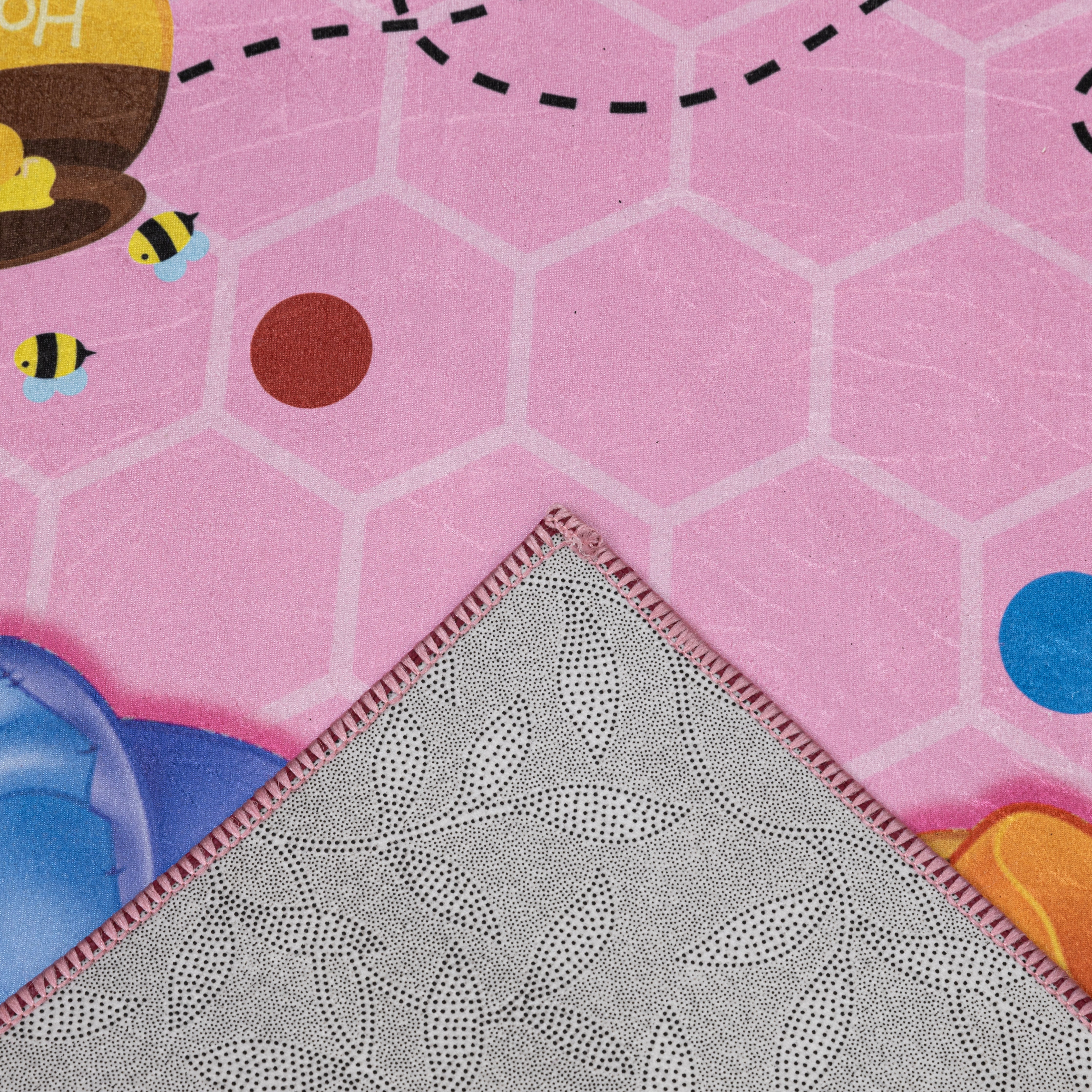Pink Pooh Kids Digital Carpet