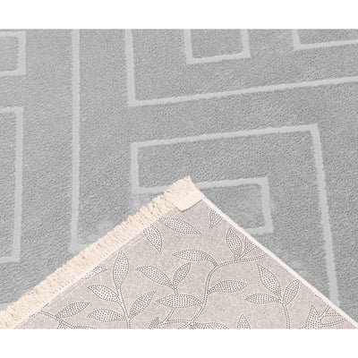 Elite Jacquard Carpet Geometric Pattern (Gray)