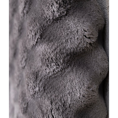 dark grey velvet pile carpet
