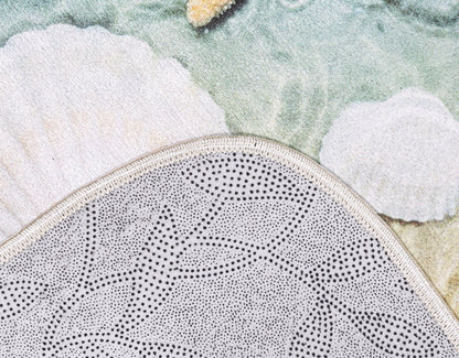 3D Digital Bathroom Mat Set Non Slip 3 Piece Bath Mat