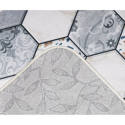 3d digital bath mat set non