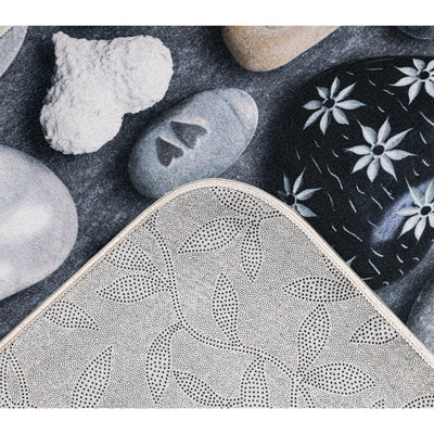 3d digital bathroom mat set