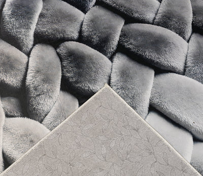 Ribbon Weave - (Dark Grey) 7D Digital Carpet Printed