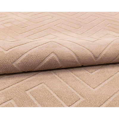 Elite Jacquard Corridor Carpet Geometric Pattern (Beige)