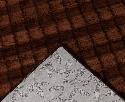 square velvet brown  corridor floor carpet