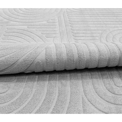 Elite Jacquard Corridor Carpet Modern Pattern (Grey)