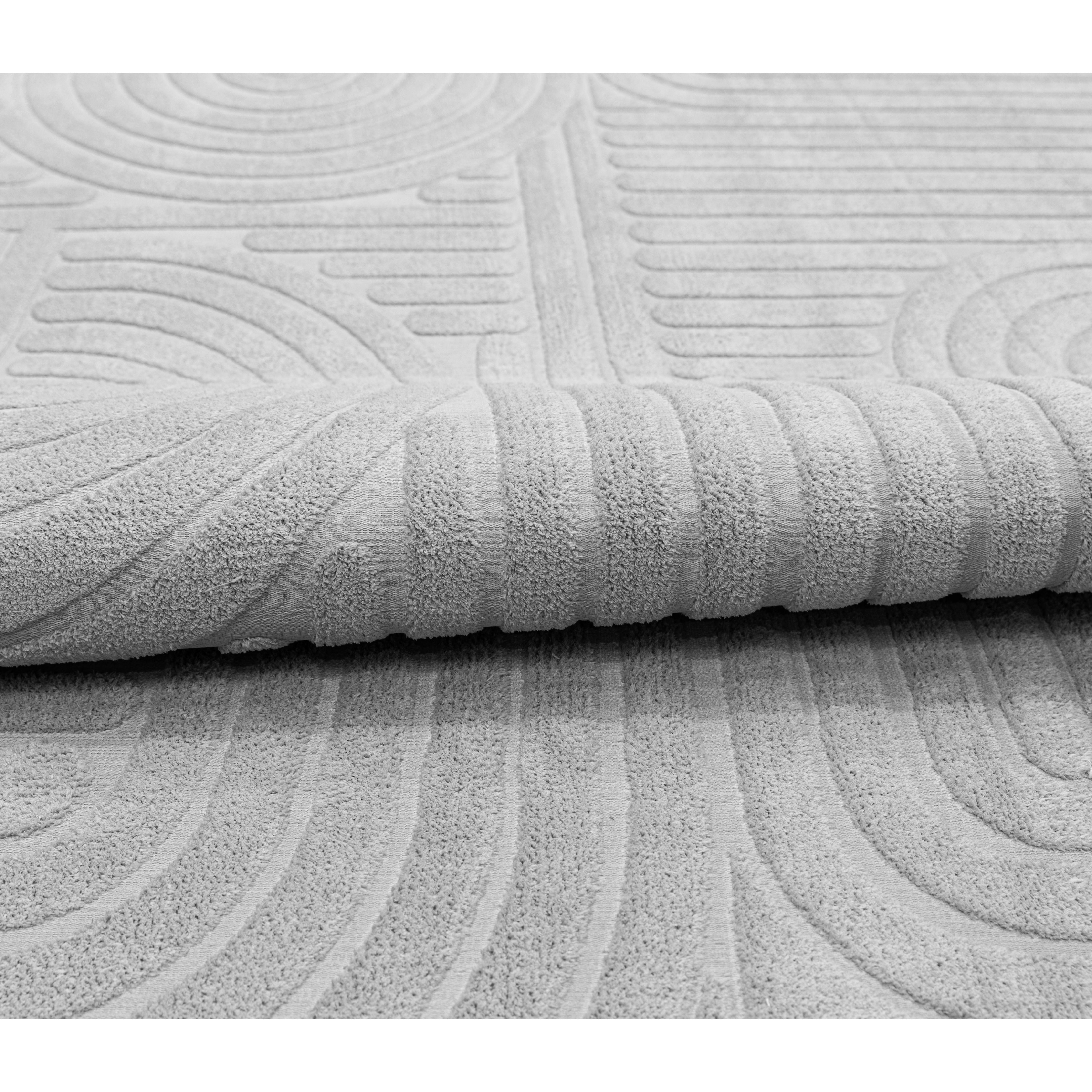Elite Jacquard Corridor Carpet Modern Pattern (Grey)