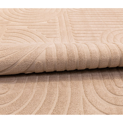Elite Jacquard Carpet Modern Pattern (Beige)