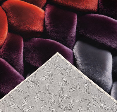 Ribbon Weave - (Orange) 7D Digital Carpet Printed