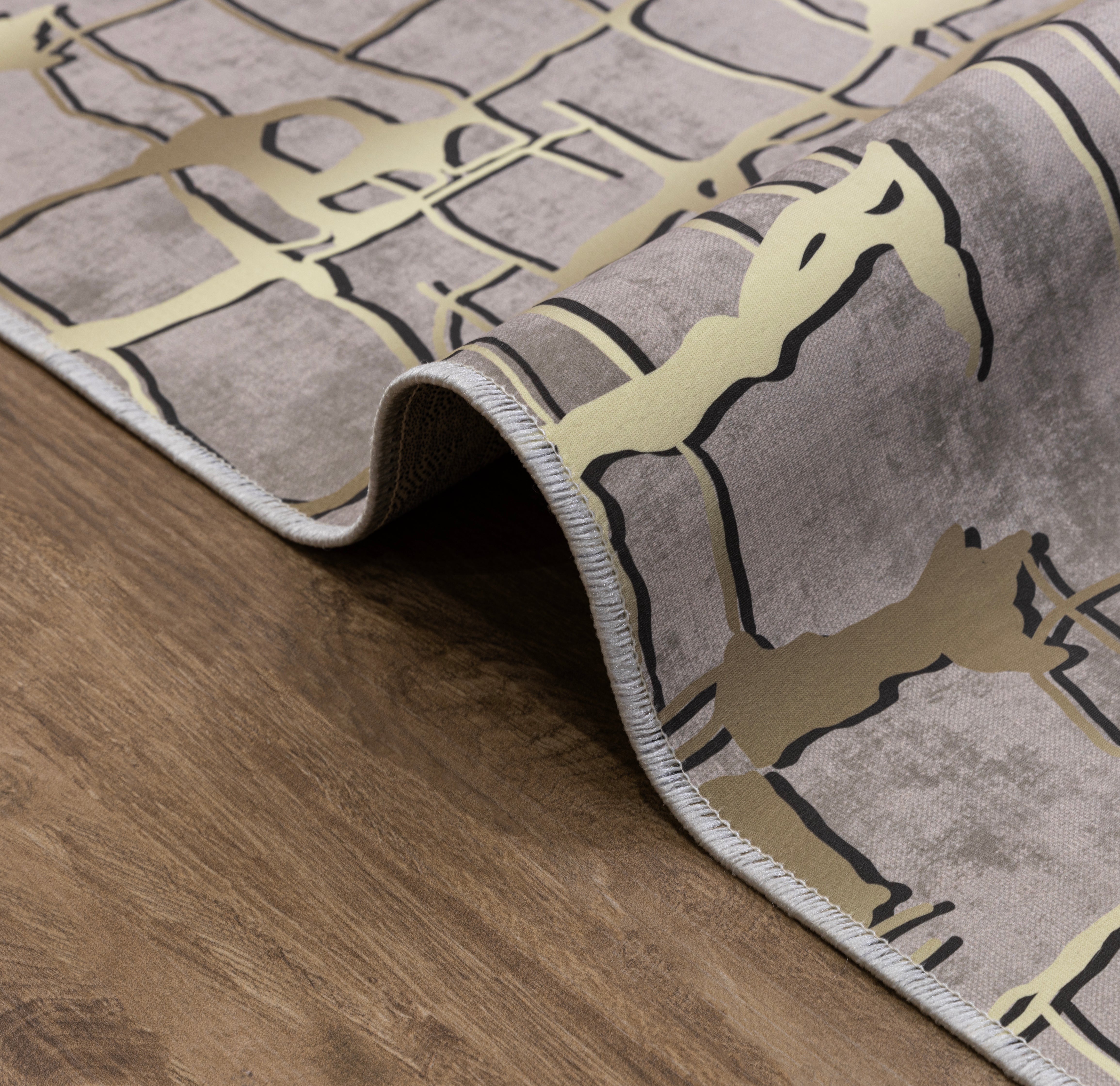Goldera digital corridor carpet (1x4)