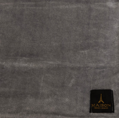 Flannel Fleece Throw Blanket (Gray)
