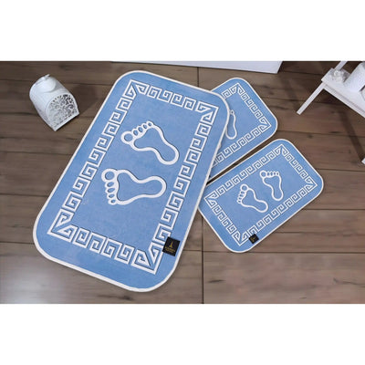 3d digital bathroom mat non