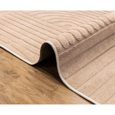 Elite Jacquard Carpet Modern Pattern (Beige)