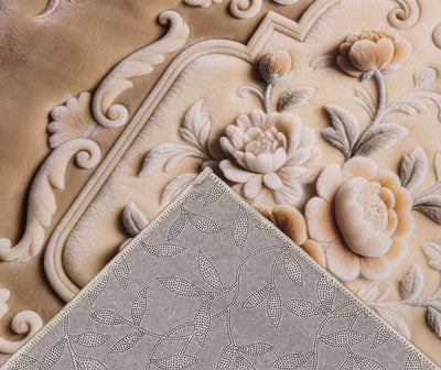 Rose Palace - (Beige) 7D Digital Carpet Printed