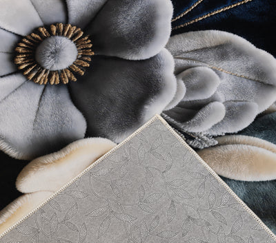 Blue Magnolia - (Dark Blue) 7D Digital Carpet Printed