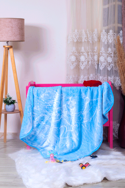 بطانية أطفال CozyNest (أزرق سماوي)