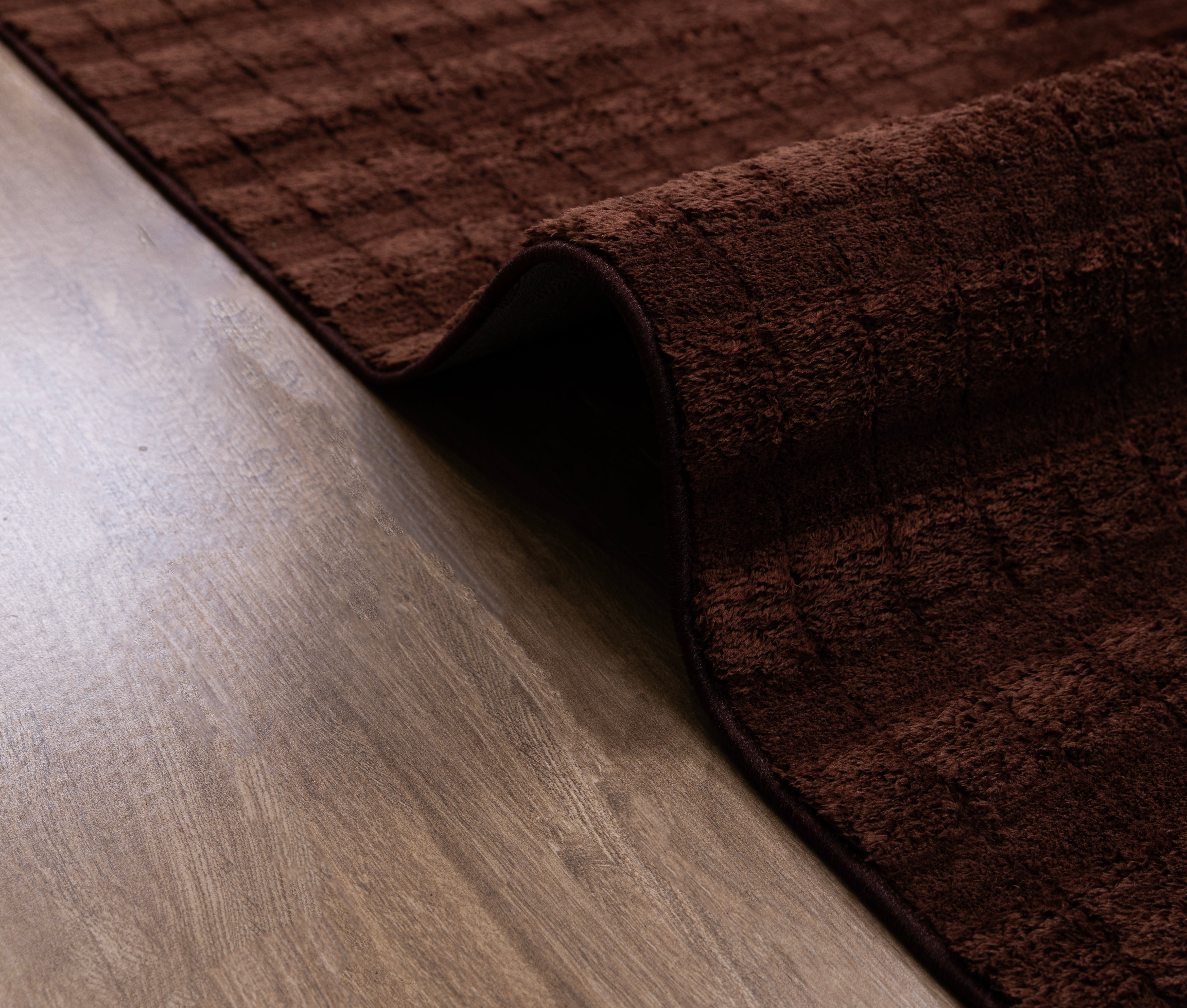 square velvet brown  corridor floor carpet