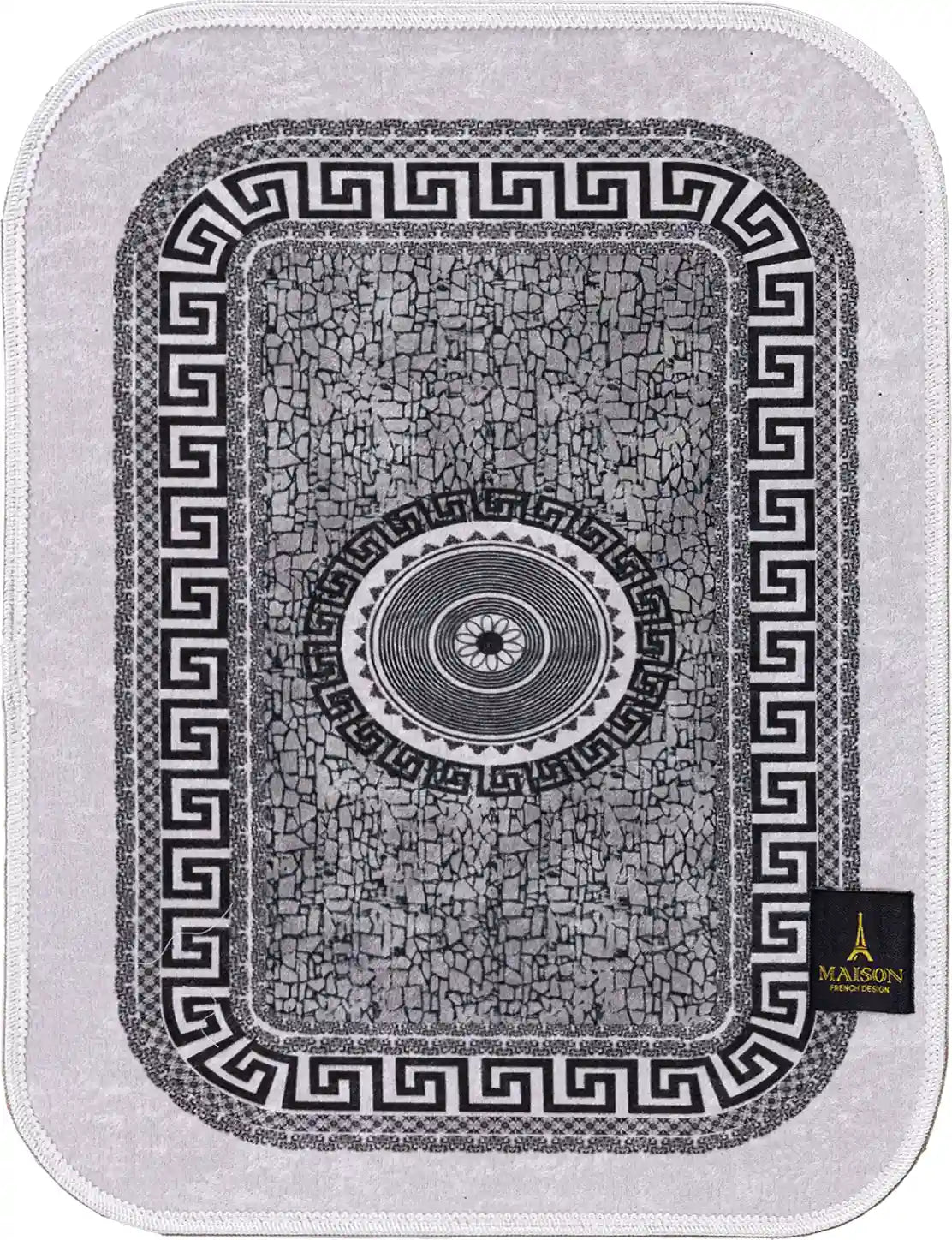 3D Digital Bathroom Mat Set Non Slip 3 Piece Bath Mat