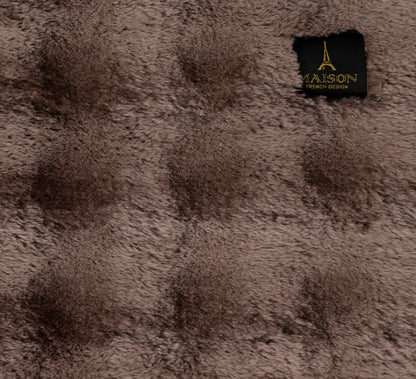 Velvet Pile Hallway Carpet Mocha