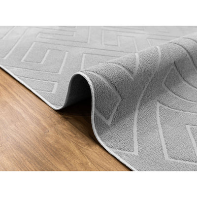 Elite Jacquard Carpet Geometric Pattern (Gray)