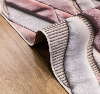 Modern Chevron - (Cashmere) 7D Digital Carpet Printed