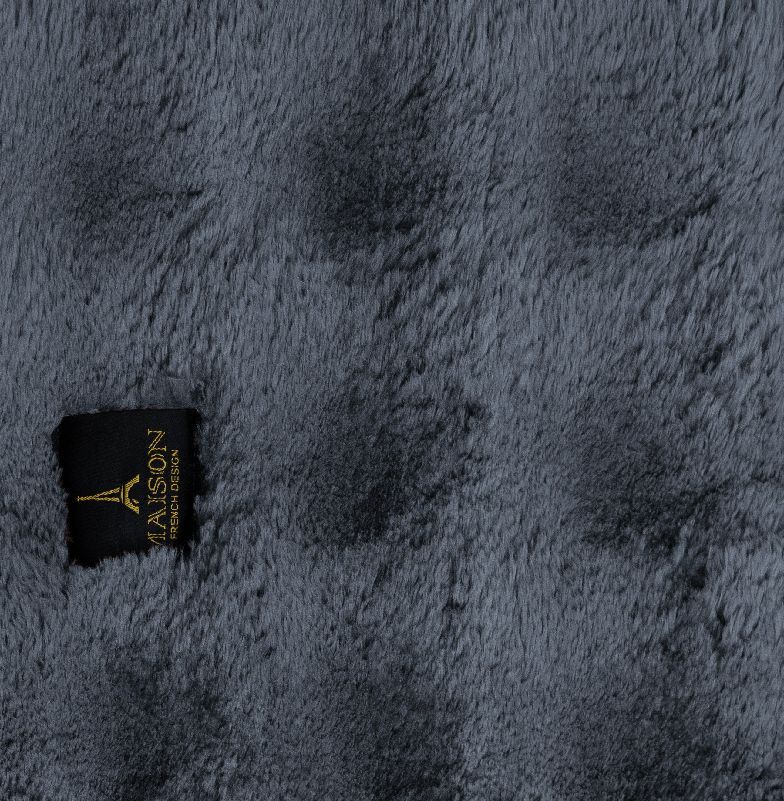 Velvet Pile Carpet Dark Grey