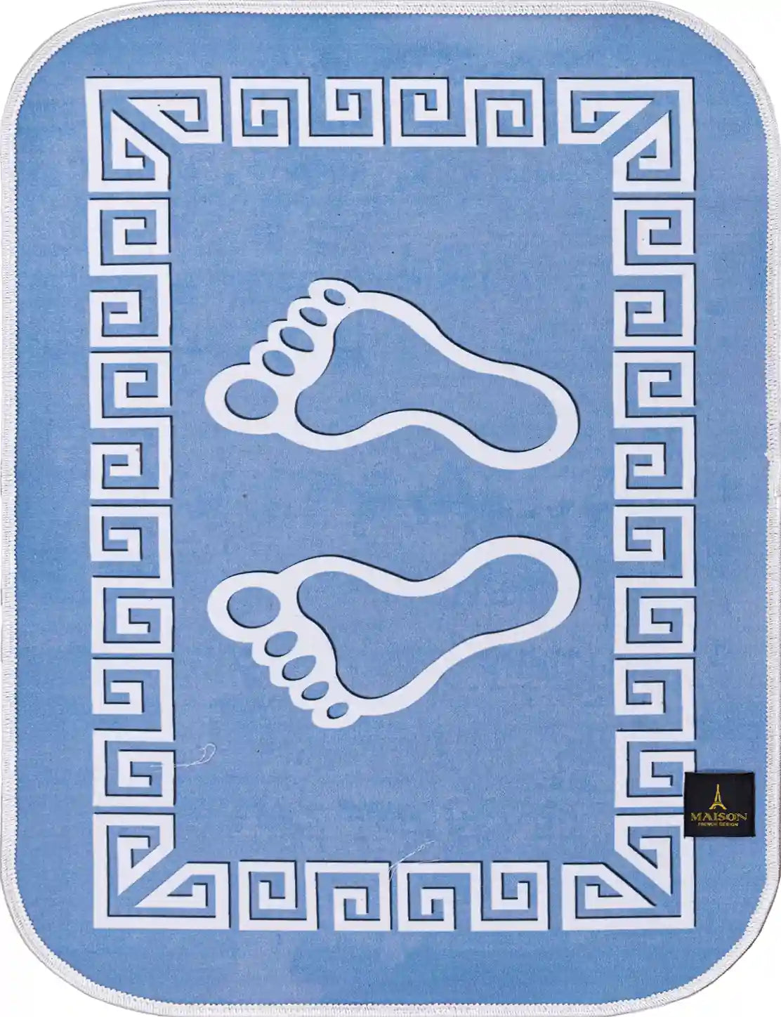 3D Digital Bathroom Mat Set Non Slip 3 Piece Bath Mat