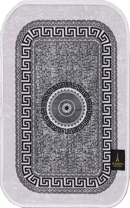 3D Digital Bathroom Mat Set Non Slip 3 Piece Bath Mat