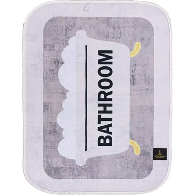 3d digital bathroom mat set