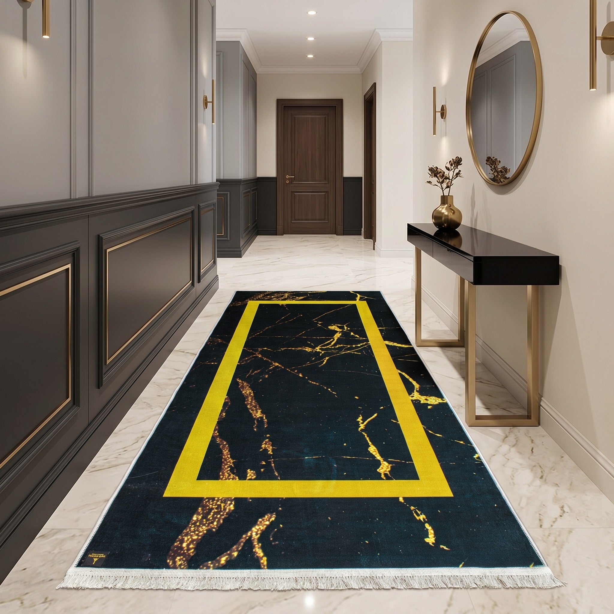 marble mat corridor carpet