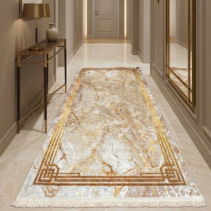Golden Square digital corridor carpet