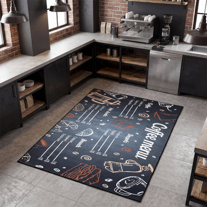 Coffee Corner Digital Kitchen Mat 3D