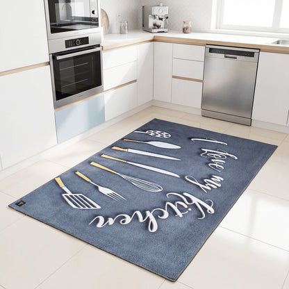 Cooking Zone Digital Kitchen Mat 3D Print