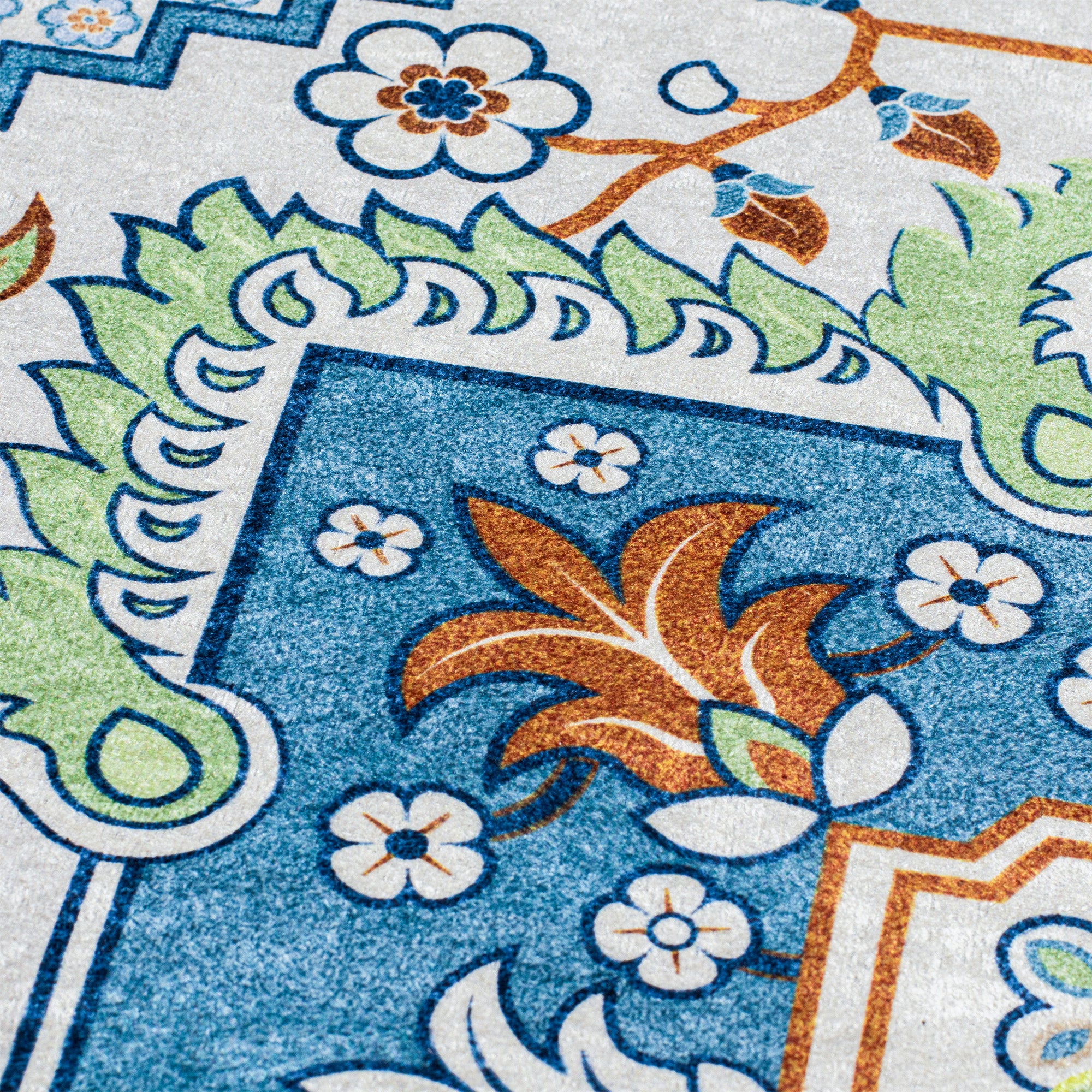 Elegant digital corridor carpet