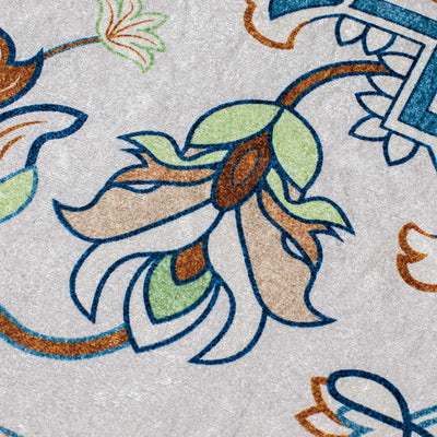 Elegant digital corridor carpet