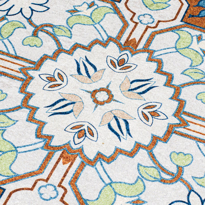 Elegant digital corridor carpet