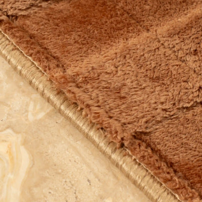 light brown velvet square