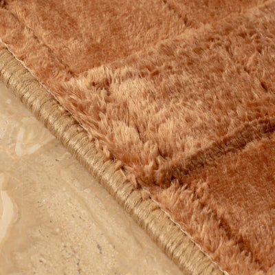light brown velvet square