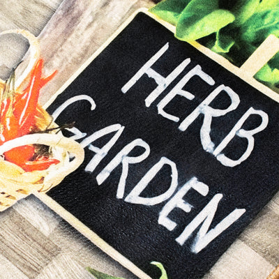 Fresh Herbs Digital Kitchen Mat 3D Print