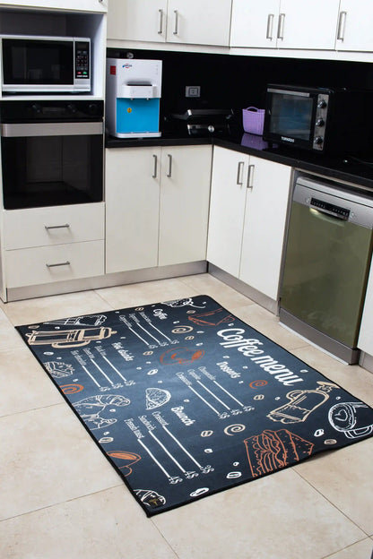 Coffee Corner Digital Kitchen Mat 3D