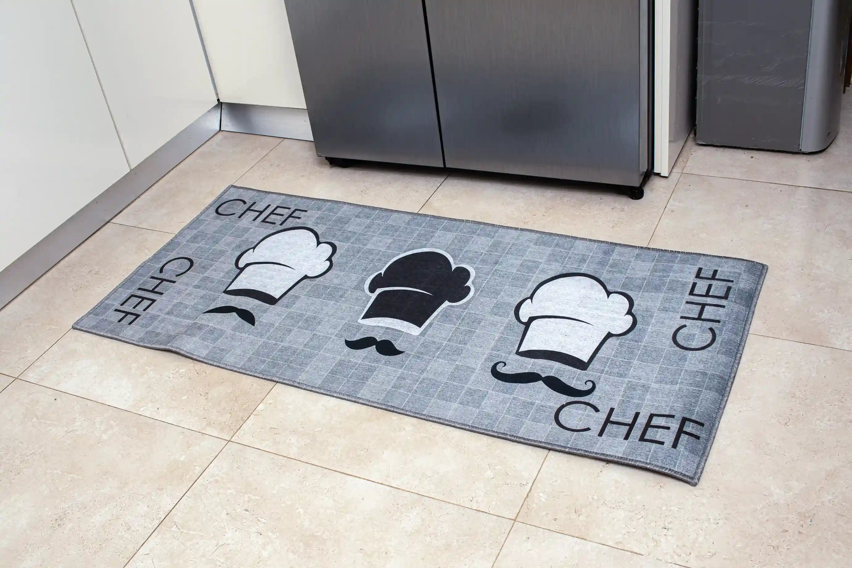Chef Digital Kitchen Mat 3D Print