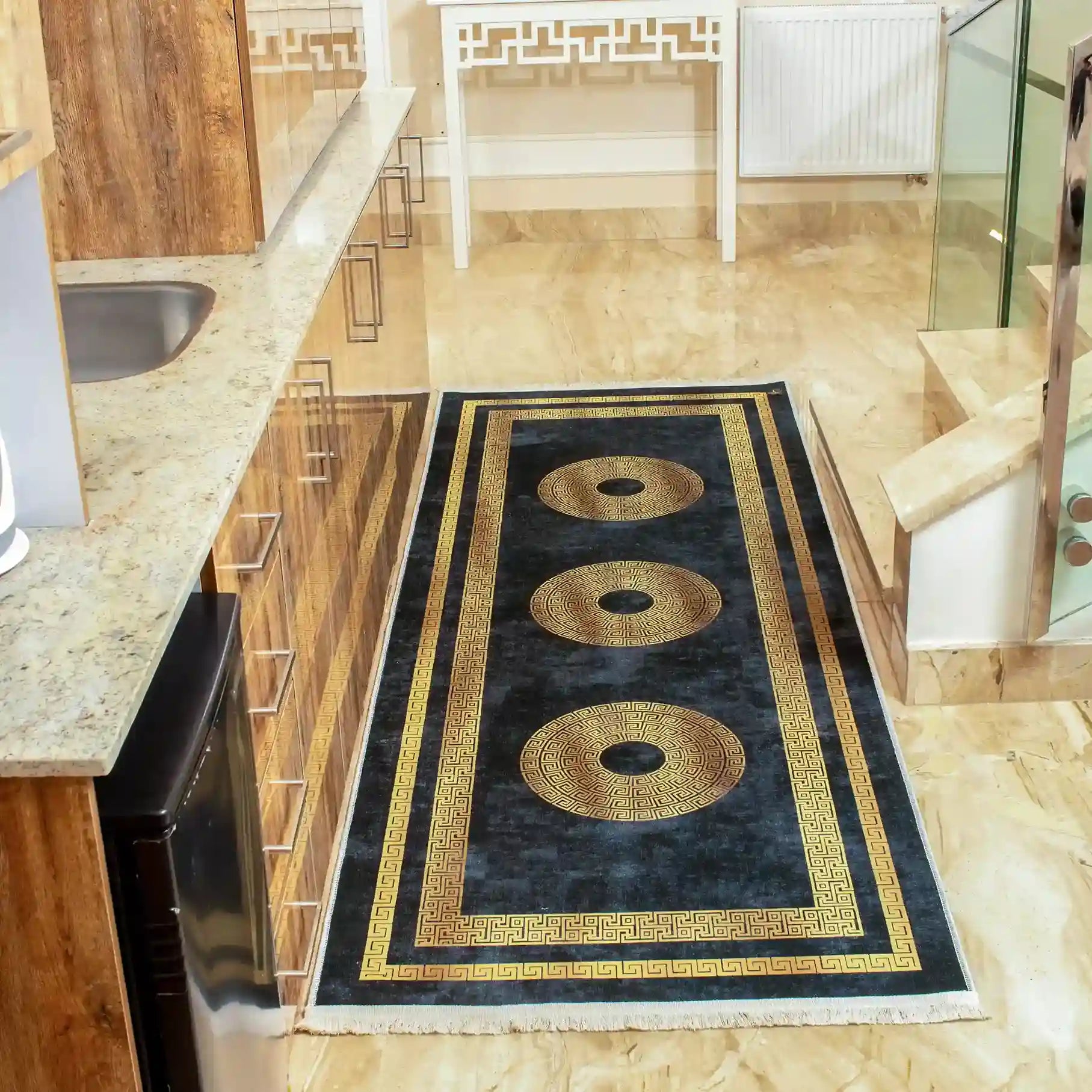 Circle MetaMat digital corridor carpet